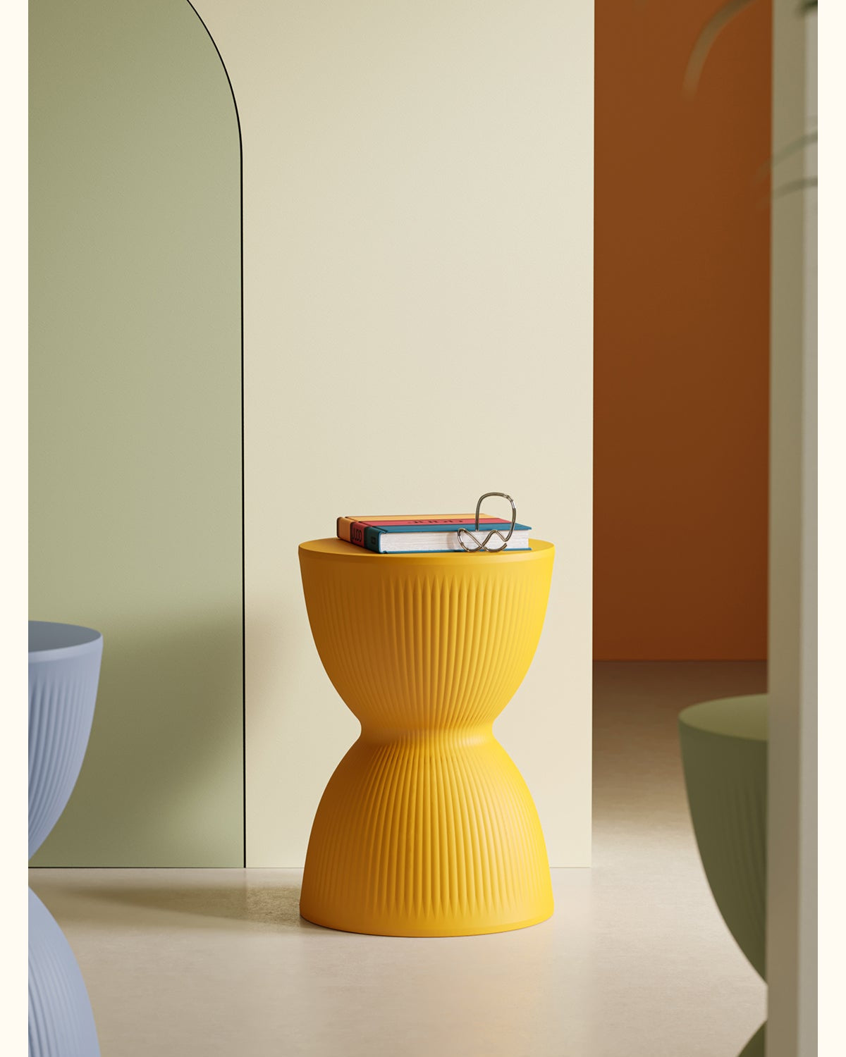 Stripe Rainbow Stool