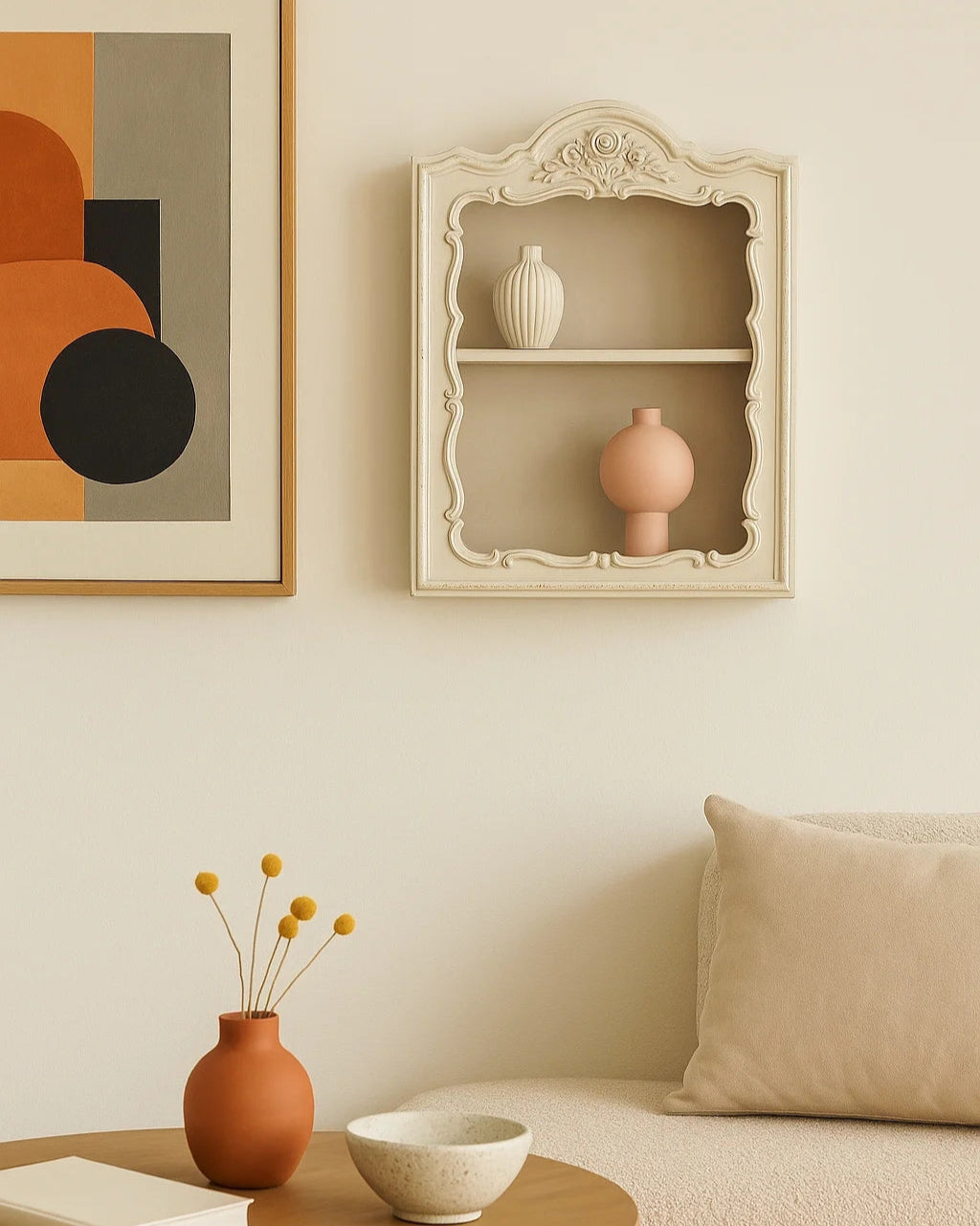 Retro French Storage Shelf